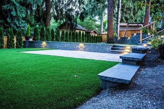 artificial grass installation project in Sacramento