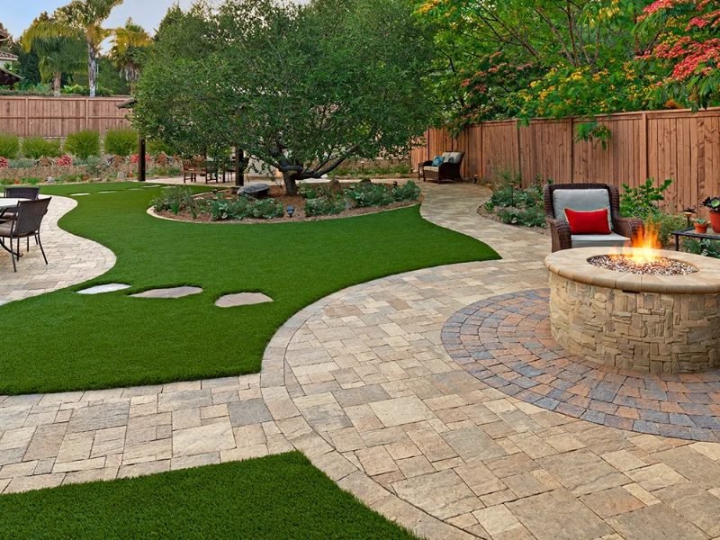 artificial grass installation project in Sacramento
